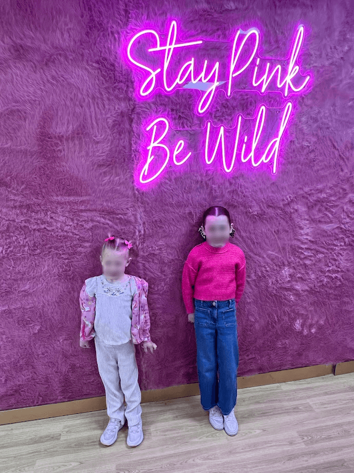inside pink and wild cafe pontyclun